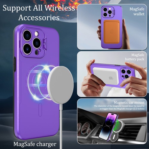 For Apple iPhone 14 15 Pro Max,Plus Safe Case Hybrid Shockproof Stand Cover - Picture 34 of 53