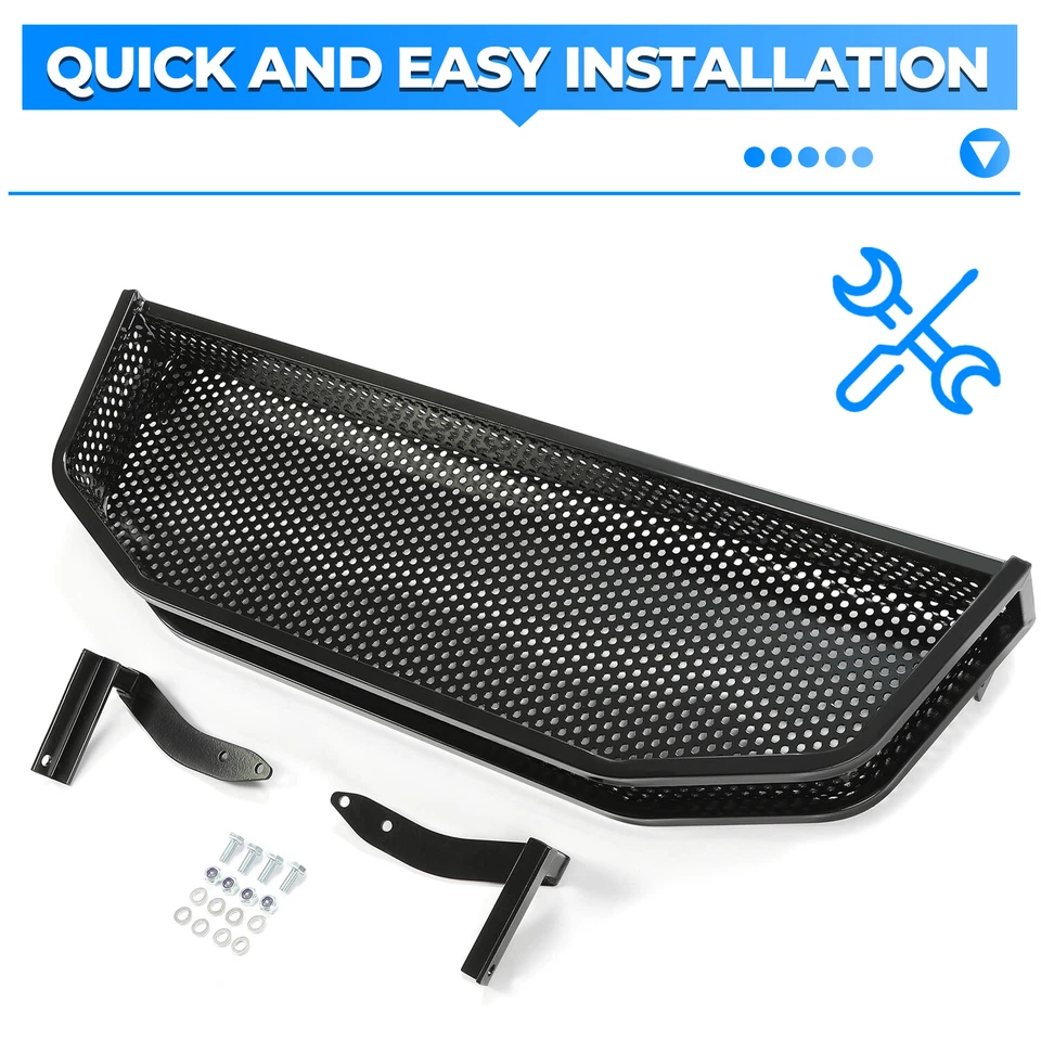 For 2008+ EZGO RXV Golf Cart Front Clay Basket Storage Cargo W/ Mounting Bracket Foto 4 de 4