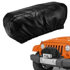 SEVEN SPARTA Winch Cover Heavy Duty Waterproof Winch Protection Cover, Dust-P...