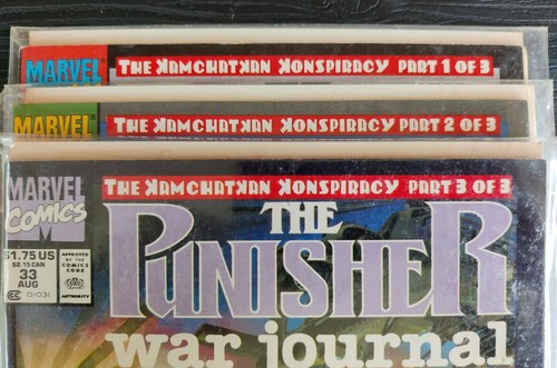 The Punisher War Journal The Kamchatkan Conspiracy #1-#3 Complete Story Arc 1991 - Picture 2 of 11