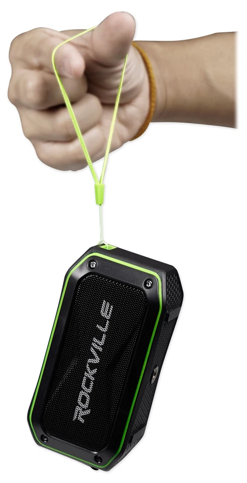 Altavoz Bluetooth Portátil Impermeable Rockville ROCK ANYWHERE + Conexión Estéreo TWS Foto 4 de 4