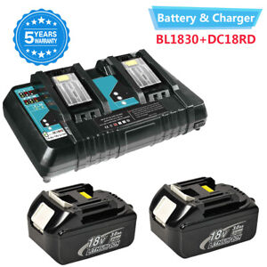 Replace Makita 18V 18Volt Lithium ion Charger for BL1830 Bl1840 Bl1850 DC18RC BG