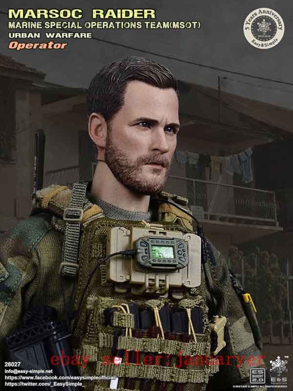 Easy&Simple Es26027 1/6 Marsoc Raider Urban Warfare Operator