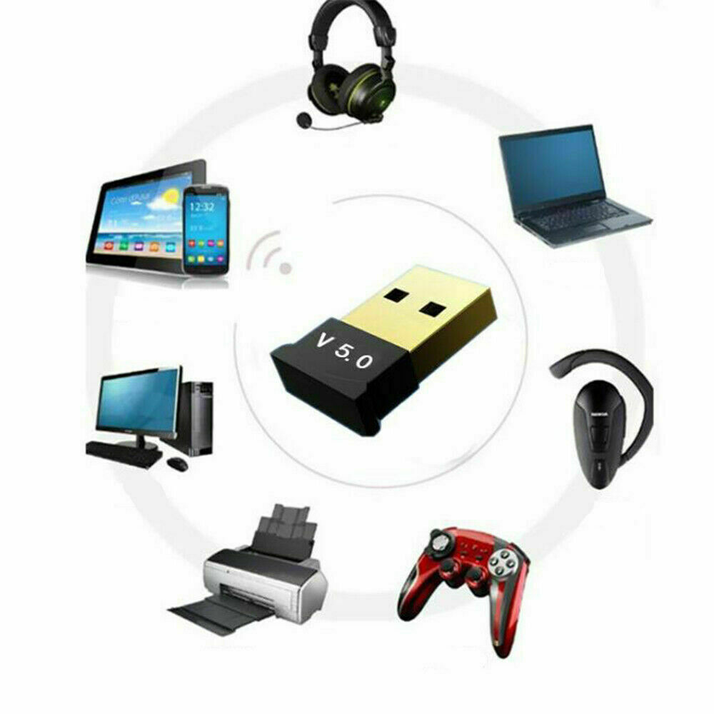 USB Bluetooth 5.0 Wireless Audio Music Stereo Adapter Dongle