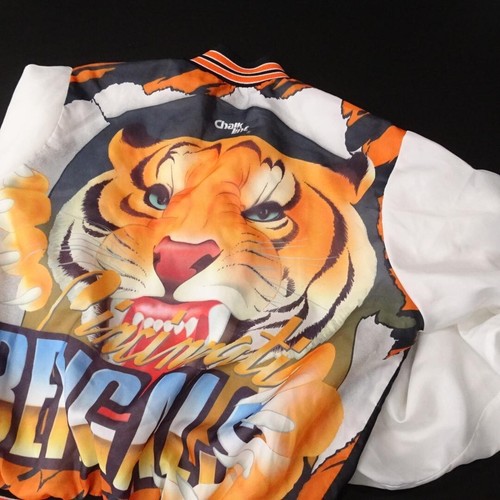 Vintage 90s Cincinnati Bengals NFL Chalk Line Fanimation Jacket Size L - Bild 5 von 15