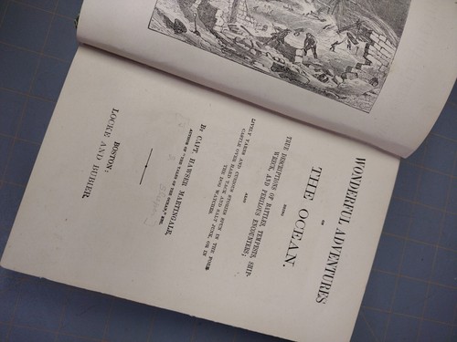 Rare Hardcover Wonderful Adventures on the Ocean by Hawser Martingale Vintage NZ - Bild 6 von 10