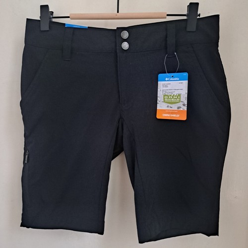 Columbia Ladies Black Saturday Trail 10" Shorts UK4 £55 Outdoor Activewear - Picture 3 of 10