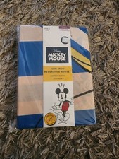M&S Disney Mickey Mouse Non Iron Reversible Single Bedset