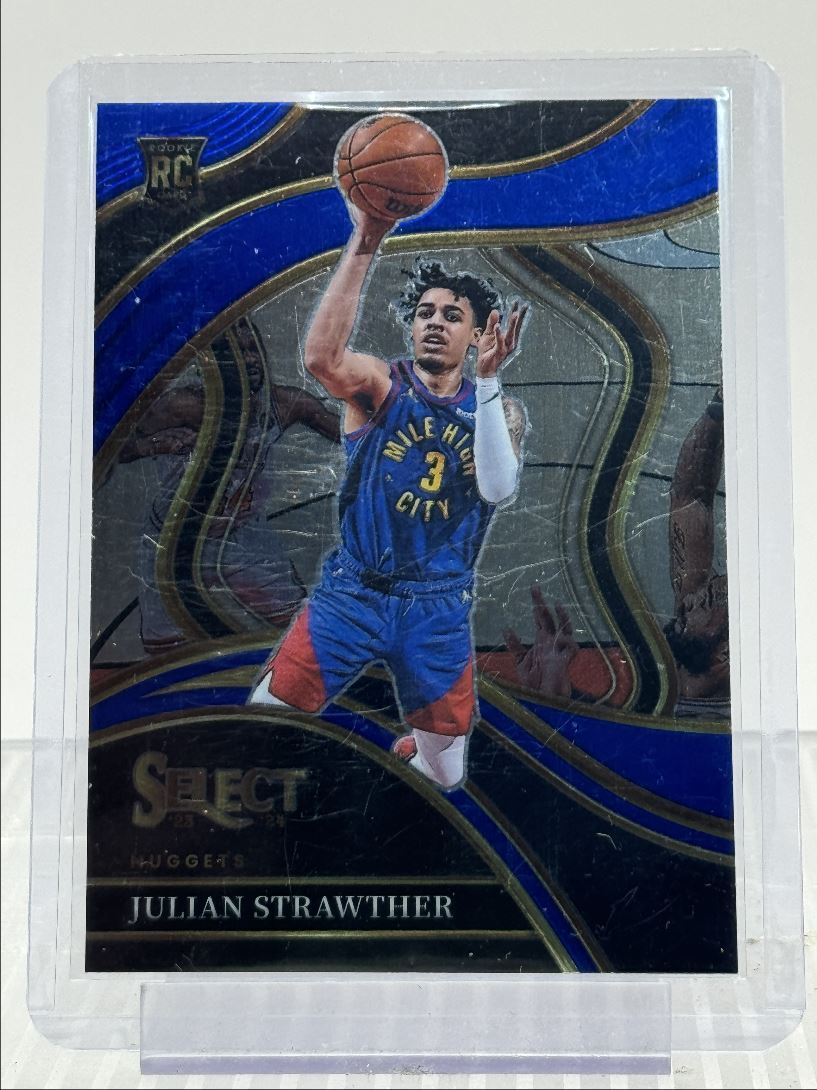 JULIAN STRAWTHER 2023-24 SELECT COURTSIDE ROOKIE RETAIL BLUE RC Q2124