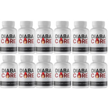 Diaba Core Blood Sugar and Glucose Support DiabaCore - 12 Bottles