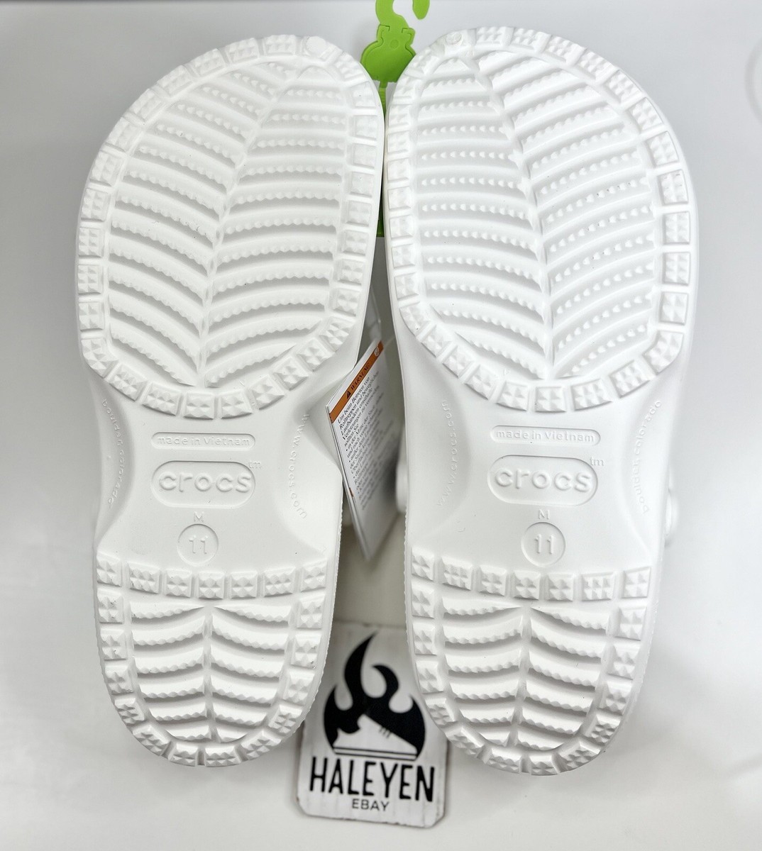 NEW Crocs Classic Clog Palace White | Men's Size 11 | 208928 NEW Crocs Classic Clog Palace White | Men's Size 11 | 208928