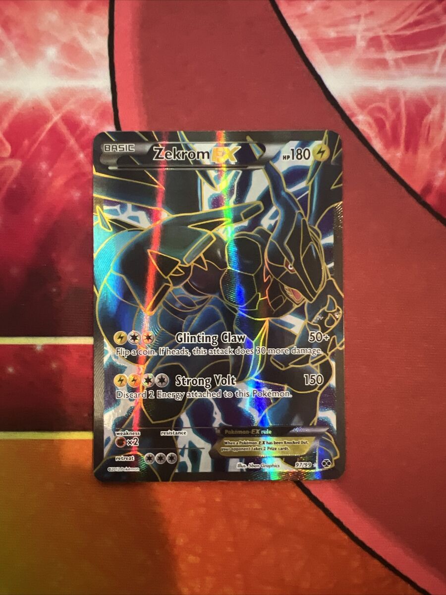 Pokemon PSA 3 Zekrom EX 97/99 Full Art Holo Rare BW Next Destinies