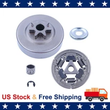 3/8"-7 Clutch Drum Spur Sprocket Kit For Stihl MS391 MS311 Chainsaw Cover USA