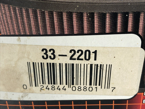 Filtro de aire de repuesto de alto flujo K&N 33-2201 lavable reutilizable NUEVO - Imagen 7 de 24