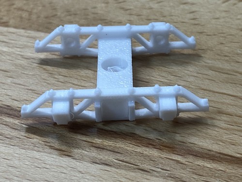 On30 Arch bar trucks 3D printed NO wheels 2 pair For HO Wheelsets - Picture 3 of 5