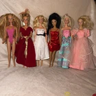Lot Of 6 Vintage Barbies All Different All Dressed
