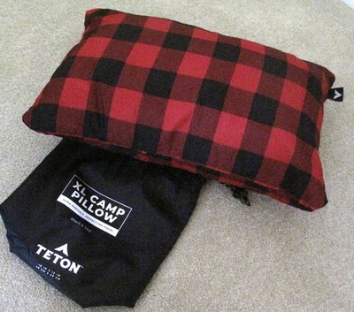Teton Sports Camp Pillow; Great for Travel, Camping and Backpacking; Washable