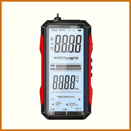 Rechargeable Digital Multimeter FS899C - Electrical & NCV Testing - product listing photo
