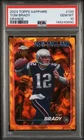 2024 Topps Chrome Sapphire Edition Tom Brady Orange Refractor #/25 PSA 10