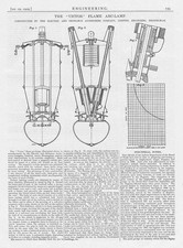 1909 Antique Engineering Print - The Victor Flame Arc Lamp