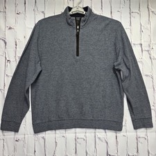 Jos A Bank Reserve Sweater Mens XL Navy Traditional Fit Pullover Long Sleeve