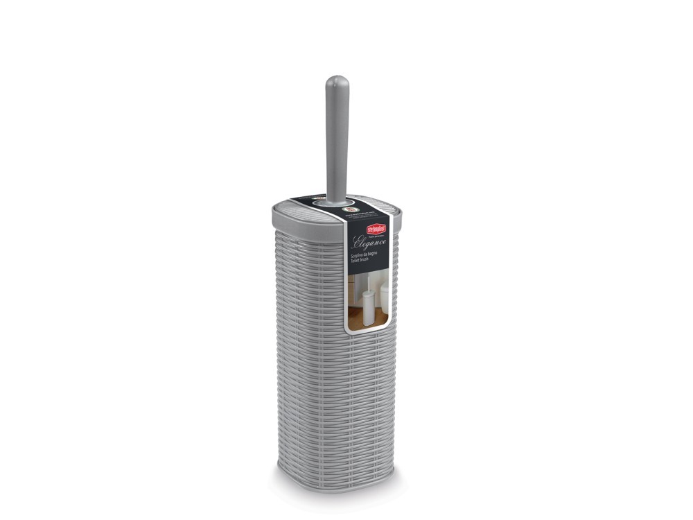 Stefanplast Brush Holder Elegance Rattan 12x12x40 cm H