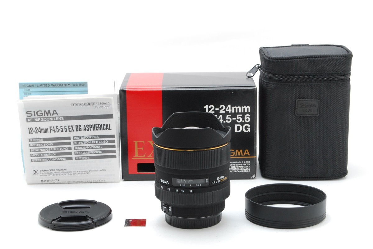 SIGMA 12-24mm F/4.5-5.6 DG HSM for Canon Camera Lens From JAPAN