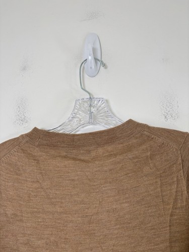 J Crew Pullover Merinowolle leicht Gr. PM Damen hellbraun " - Bild 4 von 8