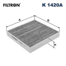 Filtron K 1420A filter, cabin air for Kia