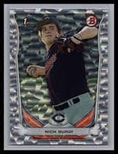 2014 Bowman Draft #DP44 Nick Burdi 1st Silver Ice RC Minnesota Twins