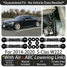 For W222 Mercedes Benz S Class 2014-20 Adjustable Air Ride Lowering Links Kit For W222 Mercedes Benz S Class 2014-20 Adjustable Air Ride Lowering Links Kit