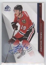 2014-15 SP Game Used Blue Auto Jonathan Toews #63 Auto 2d8