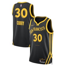 NBA Golden State Warriors Curry #3 Nike Swingman City Edition Jersey Size 56 NWT