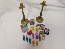 My Scene Goes To Hollywood Barbie Doll Accessories DVDs Purse Popcorn 