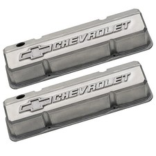 Proform Die-cast Slant-edge Valve Covers For 1958-1986 Small Block Chevy With