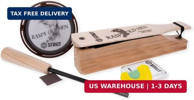 Raspy Old Hen Combo Kit - Turkey Game Calls Combo Pack - Wide Range of Turkey So