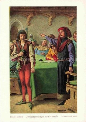 Fairy tales fairy tale conte -- Brother Grimm the rat catcher of Hamein 
