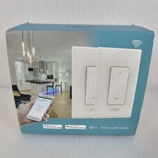 NEW Gosund Smart Light Switch, 2 Pack, Works with Alexa & Google Home