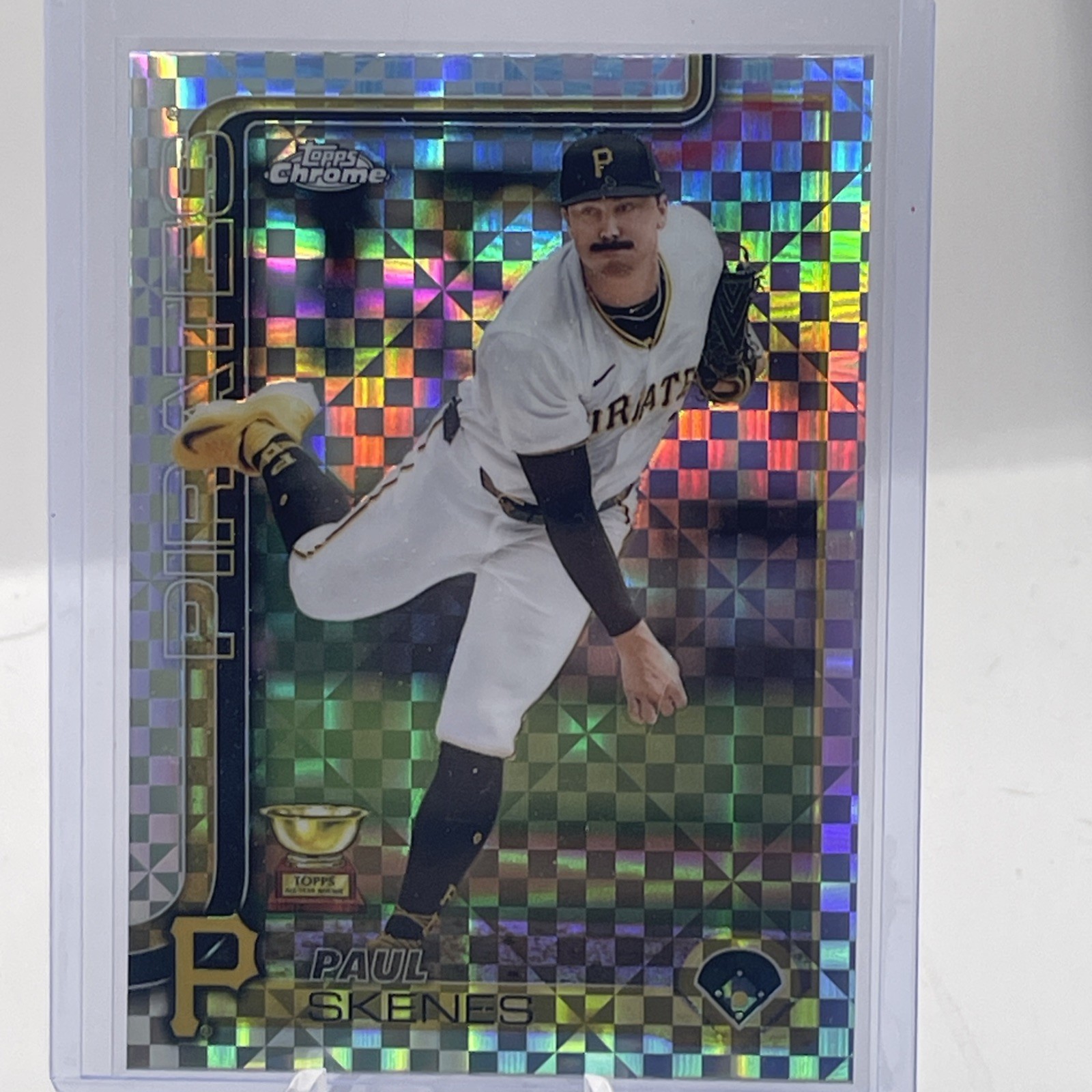 2025 Topps Chrome X-Fractor Refractor Paul Skenes #300 Pirates RC