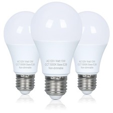 3 Pack LED Light Bulbs 100 watt Equivalent, Efficient 13W, Daylight White 500...