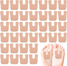 36 Pcs U-Shaped Callus Cushions Soft Corn Pads for Foot Bottom Metatarsal Pads