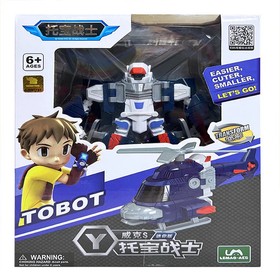 Color Box Tobot Transform Car Action Doll MINI Warrior Car Children's Gift