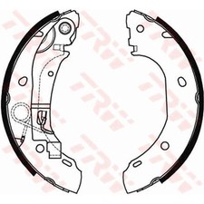 ORIGINAL® Trw GS8472 Bremsbackensatz Hinten für Fiat DUCATO Kasten DUCATO