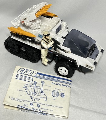 Vintage GI JOE - 1985 SNOW CAT w/ FROSTBITE  Complete with Directions -Hasbro