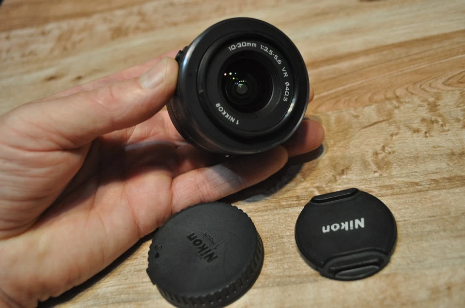 Lente de cámara NIKON 1 nikkor 10-30 mm f/3,5-5,6 J1 J2 J3 J4 J5 ERROR DE LENTE vendido ASIS Foto 2 de 4
