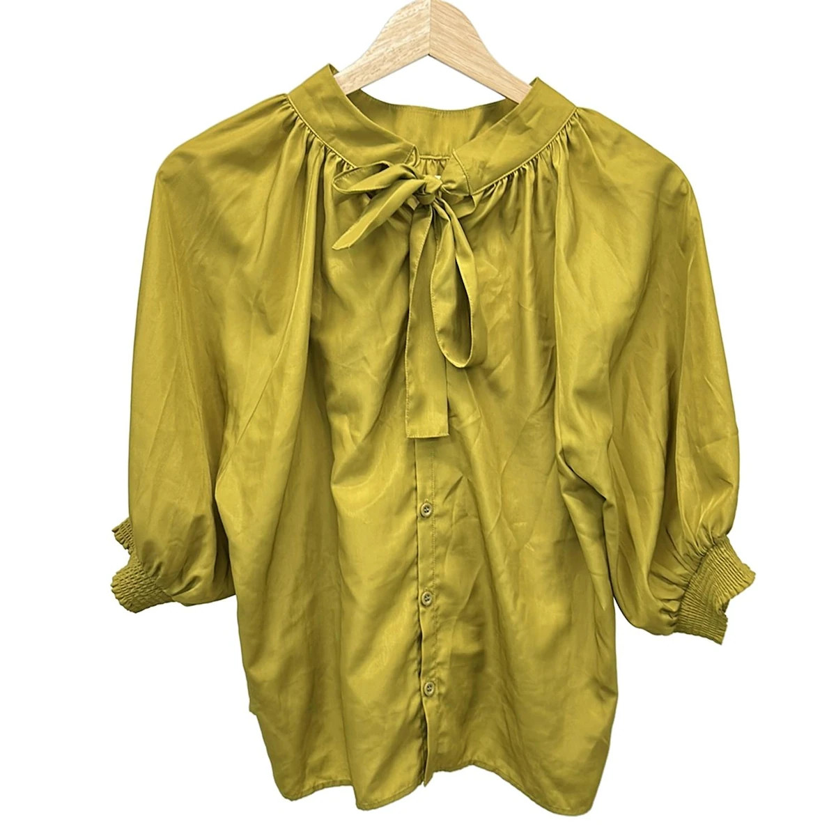 AMERI - Khaki Women's Blouse - image 1