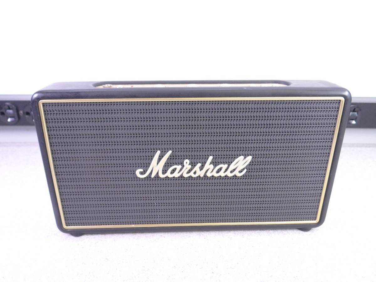 MARSHALL STOCKWELL Bluetoothスピーカー Marshall STOCKWELL Portable Bluetooth Speaker Very Good | eBay