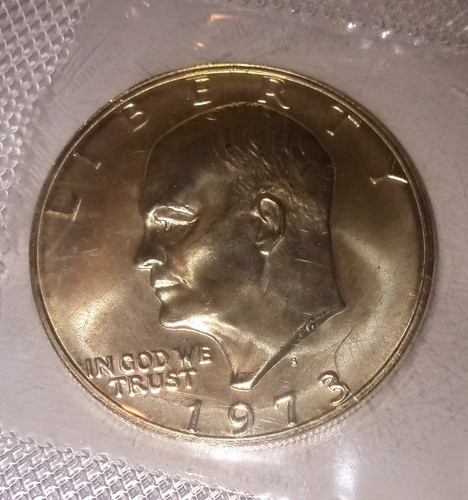 1973 S Eisenhower 40% silver dollar