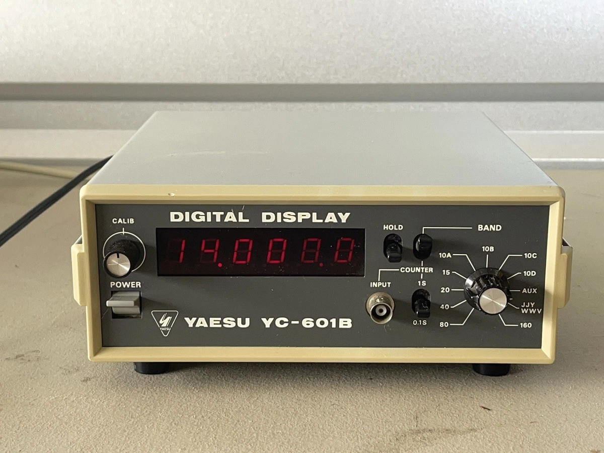 YAESU (八重洲無線) デジタルディスプレイ YC-601B YC-601B【YAESU】FT-101シリーズ・FT-401等 デジタルカウンター 点検