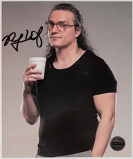 WWE/AEW RJ City Signed Autograph Autographed 8x10 Coa Pro Wrestling Crate Nov. ^